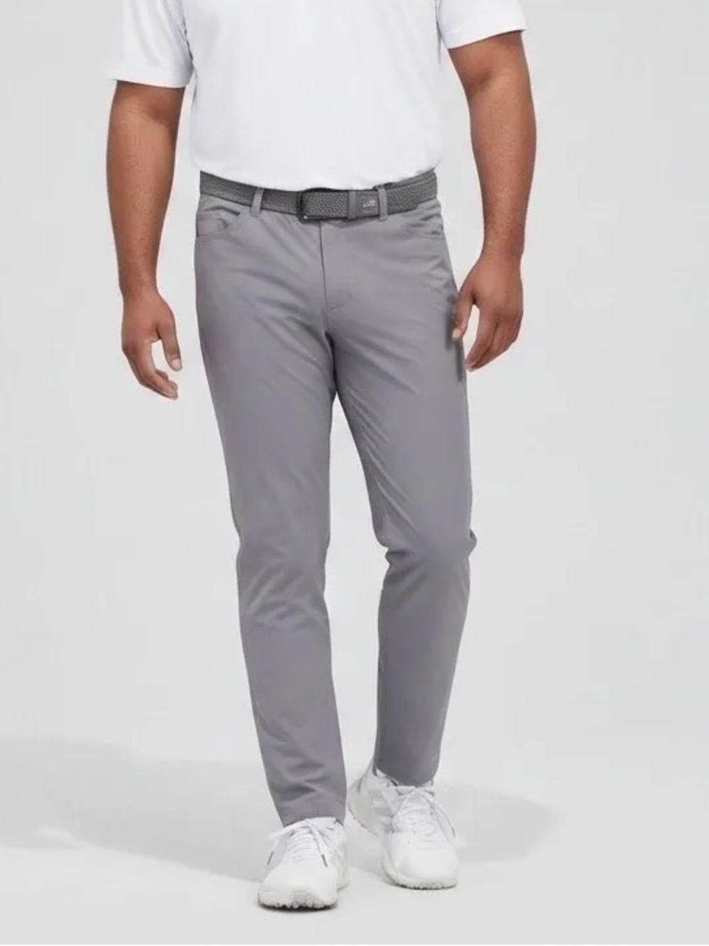 adidas Men’s Go-To 5-Pocket Performance Stretch Golf Pants 42x32 Slate Grey